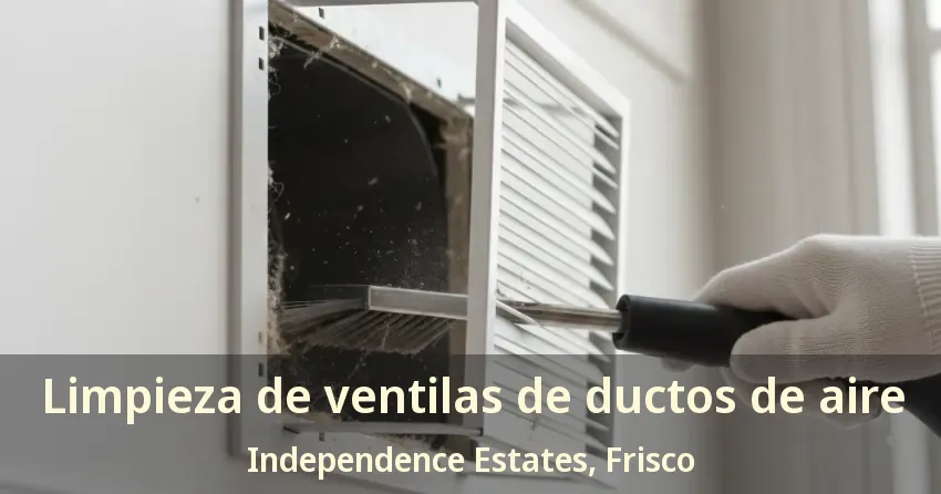 Limpieza de ventilas de ductos de aire Independence Estates, Frisco - TX
