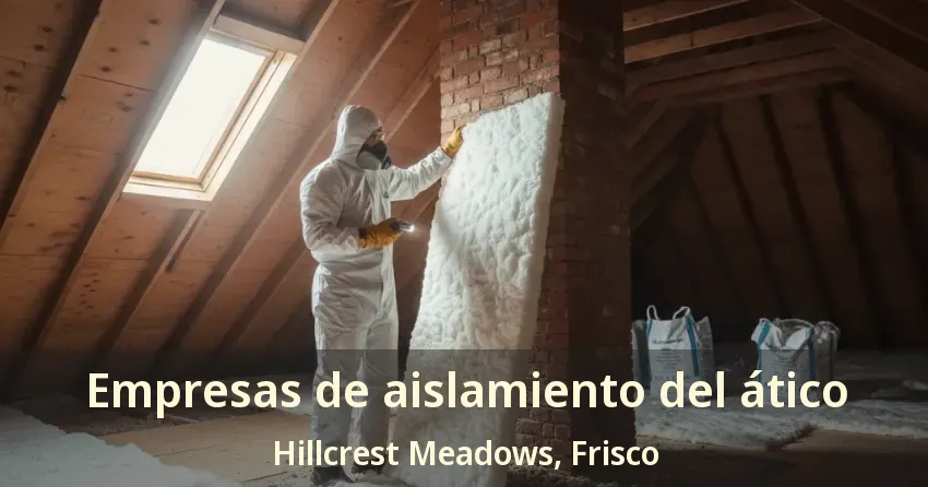 Empresas de aislamiento del ático Hillcrest Meadows, Frisco - TX