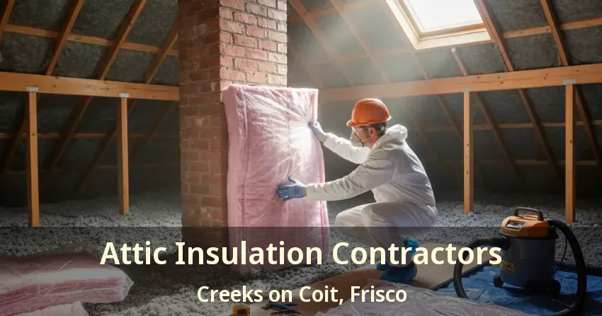 Attic Insulation Contractors Creeks on Coit, Frisco - TX Attic Insulation Contractors Creeks on Coit, Frisco - TX