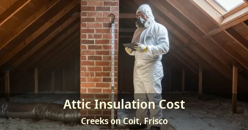 Attic Insulation Cost Creeks on Coit, Frisco - TX Attic Insulation Cost Creeks on Coit, Frisco - TX