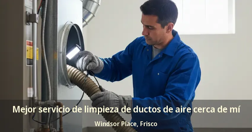 Mejor servicio de limpieza de ductos de aire cerca de mí Windsor Place, Frisco - TX