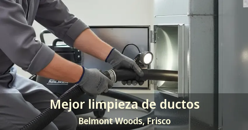 Mejor limpieza de ductos Belmont Woods, Frisco - TX