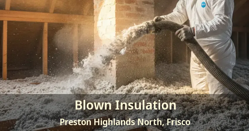 Blown Insulation Preston Highlands North, Frisco - TX