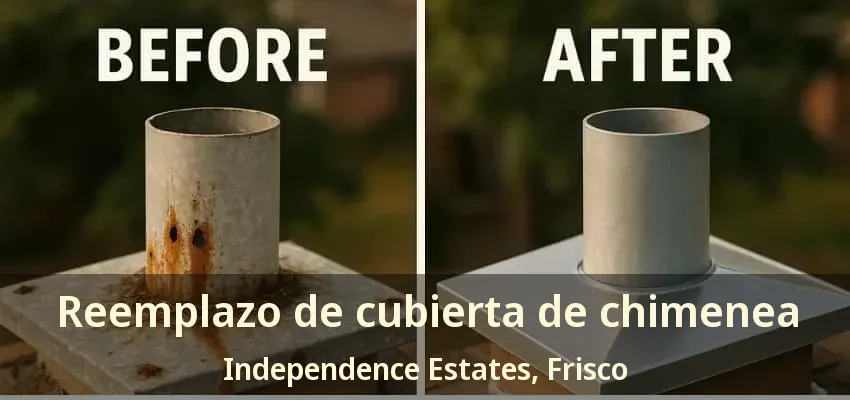 Reemplazo de cubierta de chimenea Independence Estates, Frisco - TX