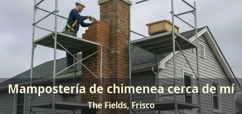 Mampostería de chimenea cerca de mí The Fields, Frisco - TX