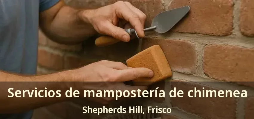 Servicios de mampostería de chimenea Shepherds Hill, Frisco - TX