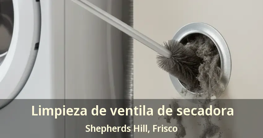 Limpieza de ventila de secadora Shepherds Hill, Frisco - TX