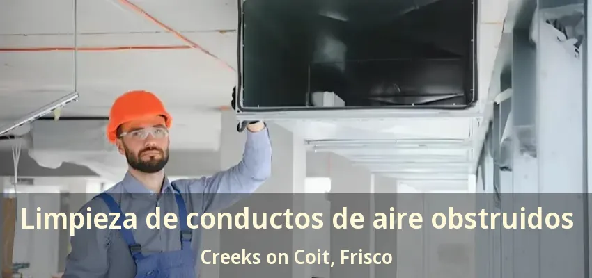 Limpieza de conductos de aire obstruidos Creeks on Coit, Frisco - TX