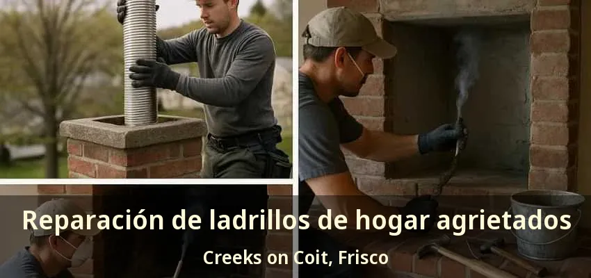 Reparación de ladrillos de hogar agrietados Creeks on Coit, Frisco - TX