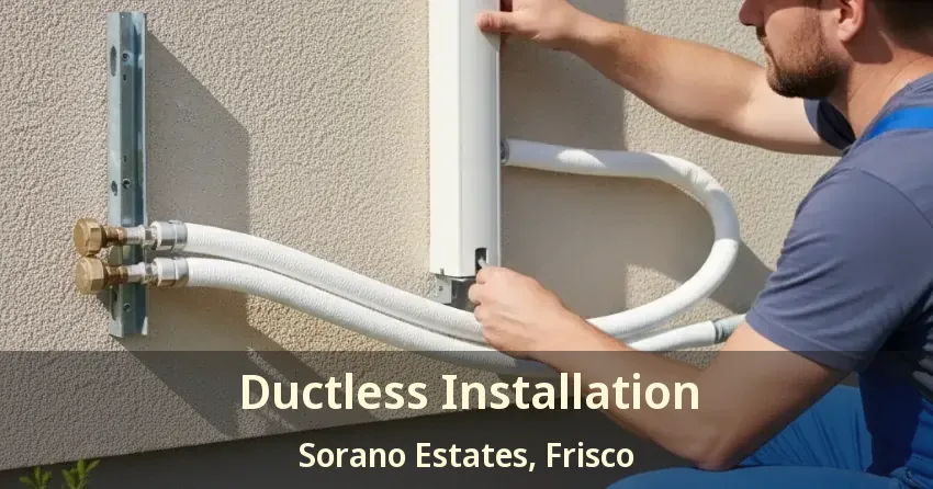 Ductless Installation Sorano Estates, Frisco - TX