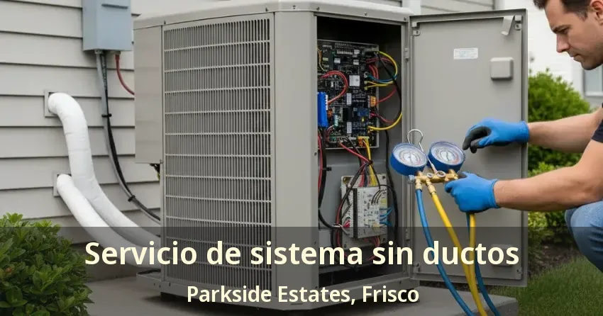 Servicio de sistema sin ductos Parkside Estates, Frisco - TX