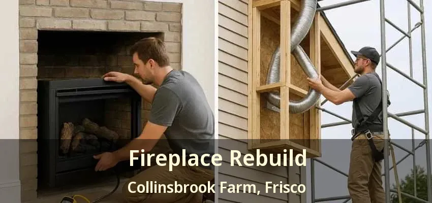 Fireplace Rebuild Collinsbrook Farm, Frisco - TX