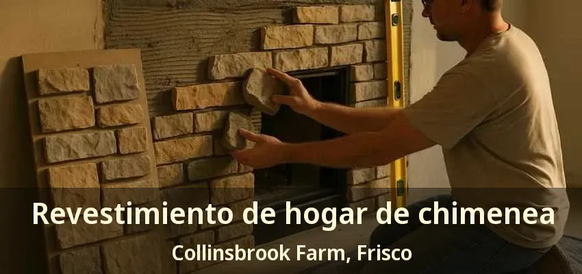 Revestimiento de hogar de chimenea Collinsbrook Farm, Frisco - TX