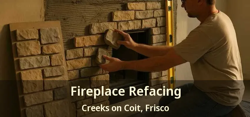 Fireplace Refacing Creeks on Coit, Frisco - TX