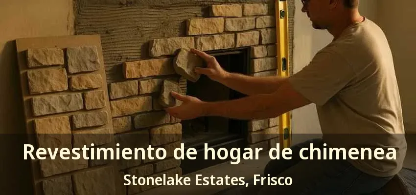 Revestimiento de hogar de chimenea Stonelake Estates, Frisco - TX