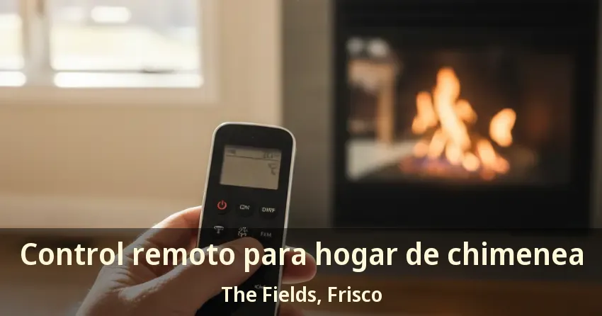 Control remoto para hogar de chimenea The Fields, Frisco - TX