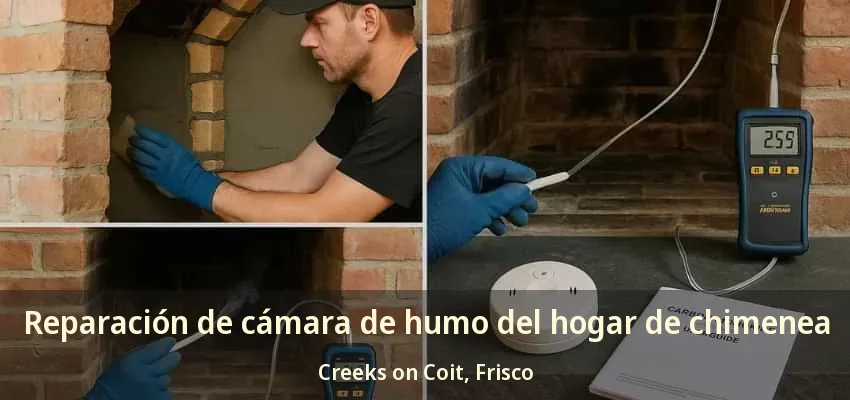 Reparación de cámara de humo del hogar de chimenea Creeks on Coit, Frisco - TX