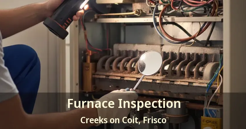 Furnace Inspection Creeks on Coit, Frisco - TX Furnace Inspection Creeks on Coit, Frisco - TX