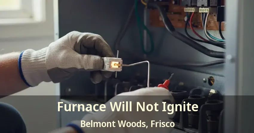 Furnace Will Not Ignite Belmont Woods, Frisco - TX