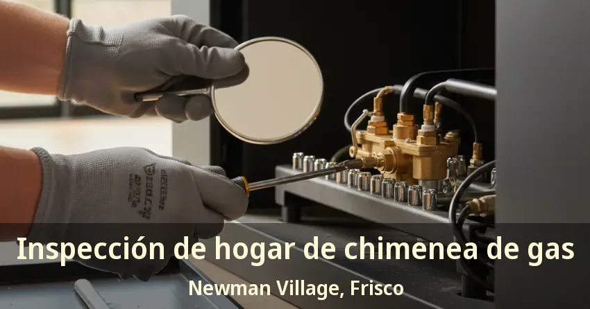 Inspección de hogar de chimenea de gas Newman Village, Frisco - TX