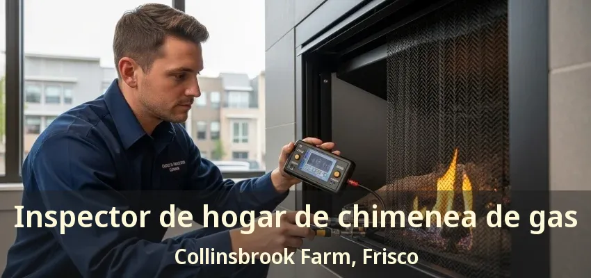 Inspector de hogar de chimenea de gas Collinsbrook Farm, Frisco - TX Inspector de hogar de chimenea de gas Collinsbrook Farm, Frisco - TX
