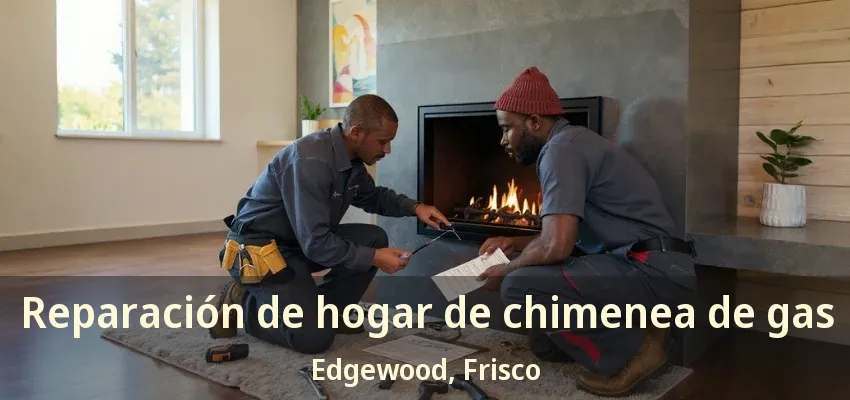 Reparación de hogar de chimenea de gas Edgewood, Frisco - TX Reparación de hogar de chimenea de gas Edgewood, Frisco - TX