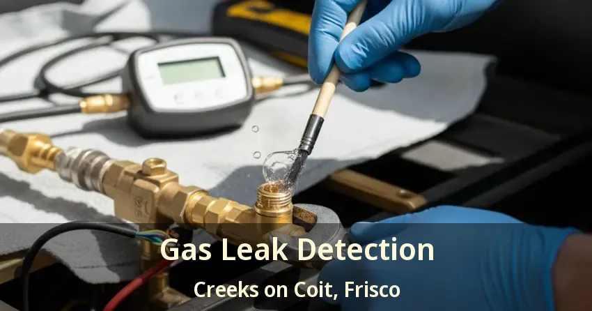 Gas Leak Detection Creeks on Coit, Frisco - TX Gas Leak Detection Creeks on Coit, Frisco - TX