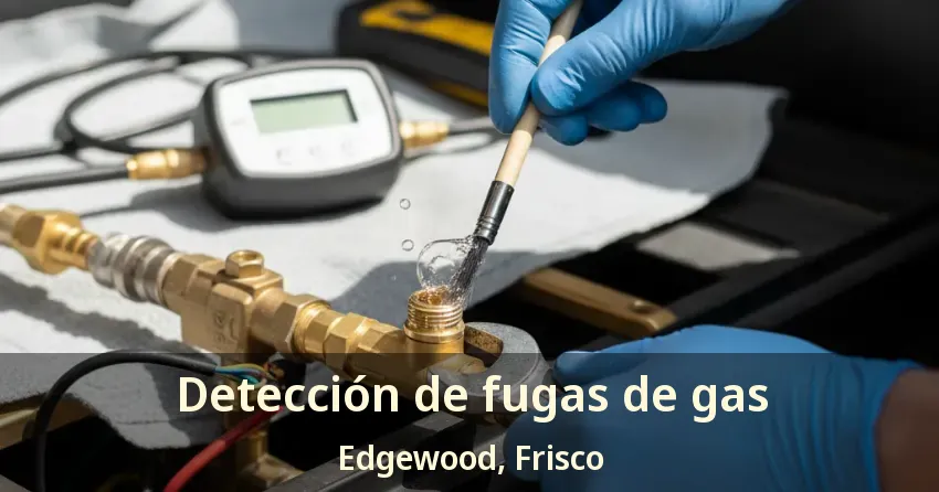 Detección de fugas de gas Edgewood, Frisco - TX Detección de fugas de gas Edgewood, Frisco - TX