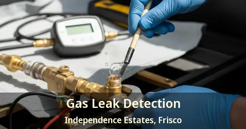 Gas Leak Detection Independence Estates, Frisco - TX