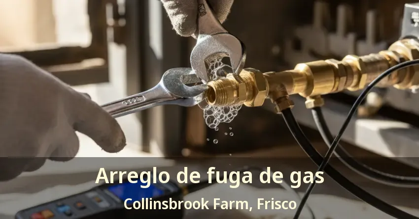 Arreglo de fuga de gas Collinsbrook Farm, Frisco - TX