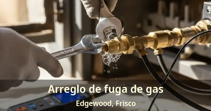 Arreglo de fuga de gas Edgewood, Frisco - TX