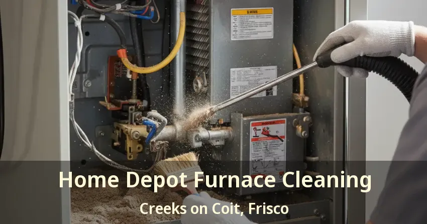 Home Depot Furnace Cleaning Creeks on Coit, Frisco - TX
