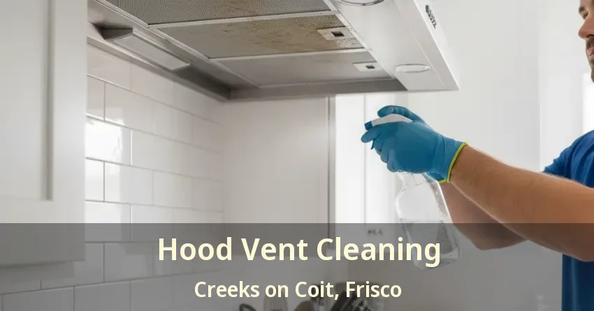 Hood Vent Cleaning Creeks on Coit, Frisco - TX