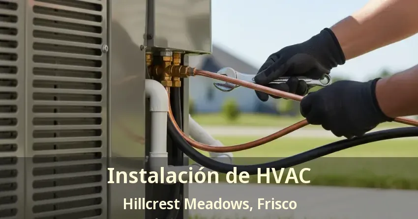 Instalación de HVAC Hillcrest Meadows, Frisco - TX