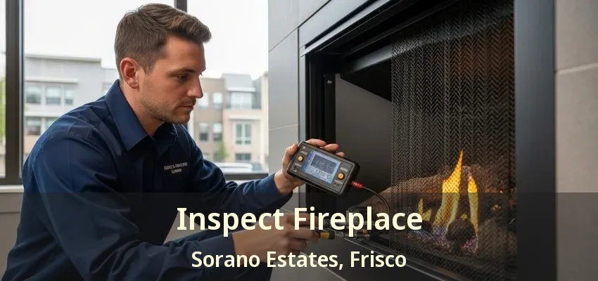 Inspect Fireplace Sorano Estates, Frisco - TX