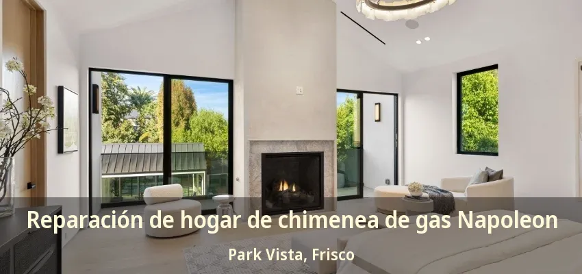Reparación de hogar de chimenea de gas Napoleon Park Vista, Frisco - TX