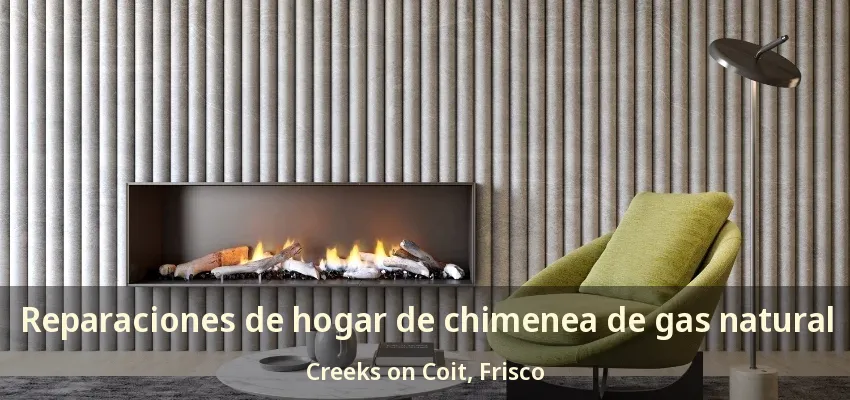 Reparaciones de hogar de chimenea de gas natural Creeks on Coit, Frisco - TX