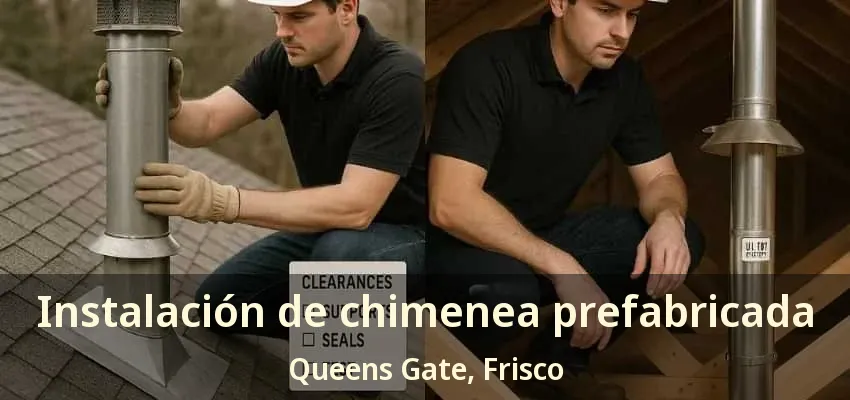 Instalación de chimenea prefabricada Queens Gate, Frisco - TX Instalación de chimenea prefabricada Queens Gate, Frisco - TX