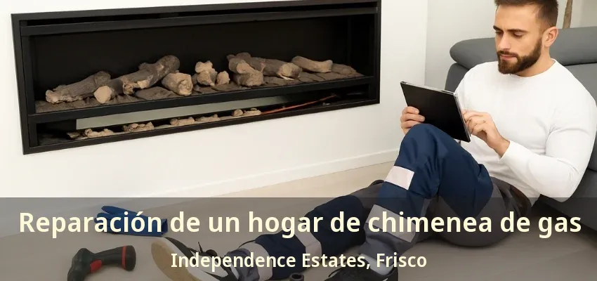 Reparación de un hogar de chimenea de gas Independence Estates, Frisco - TX