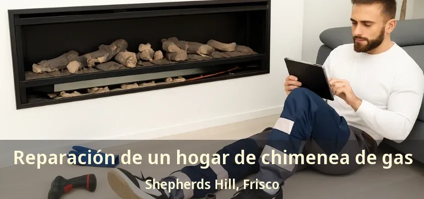 Reparación de un hogar de chimenea de gas Shepherds Hill, Frisco - TX Reparación de un hogar de chimenea de gas Shepherds Hill, Frisco - TX