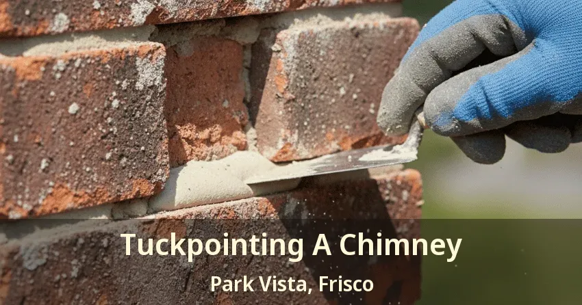 Tuckpointing A Chimney Park Vista, Frisco - TX